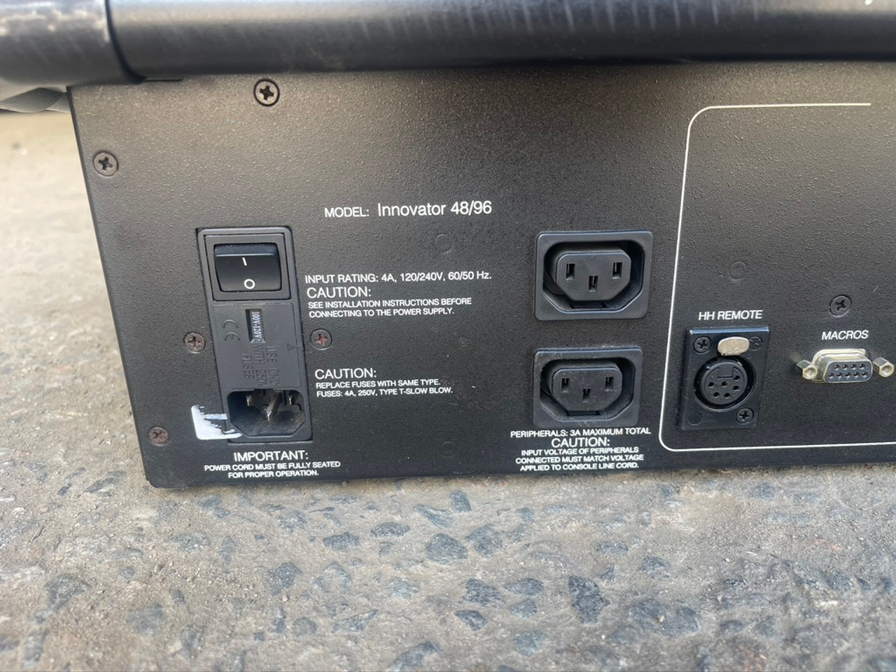 NSI Innovator 48/96 Colornet Memory Lighting Control Console