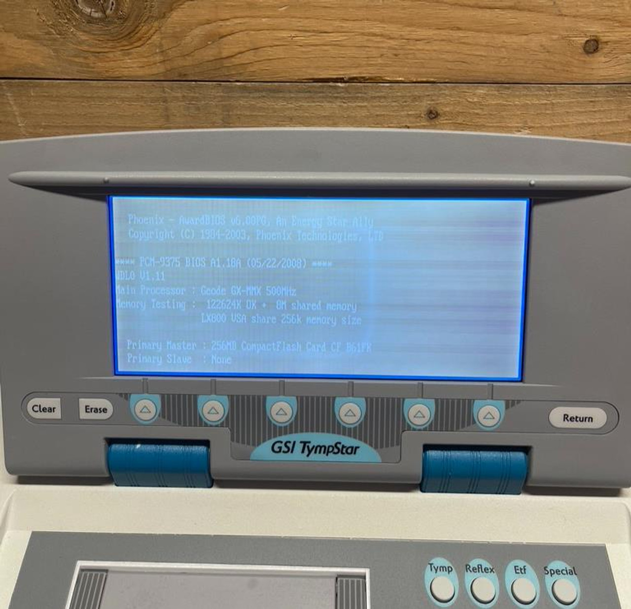 GSI Tympstar Middle Ear Analyzer 2000-97xx Grason-Stadler SN:GS0053174