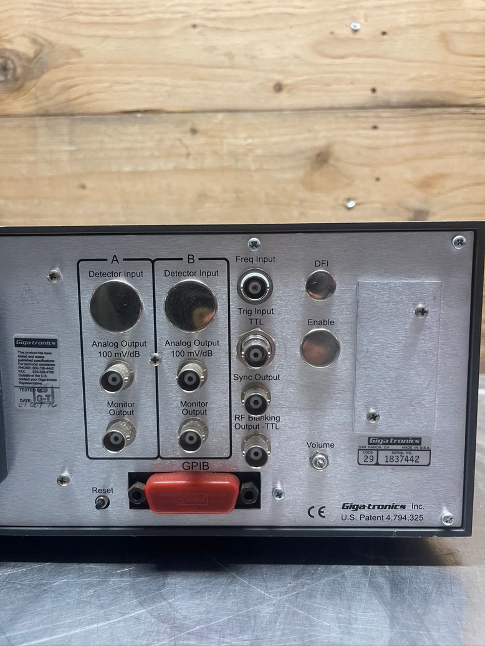 Gigatronics 8502A Dual Channel Peak Power Meter