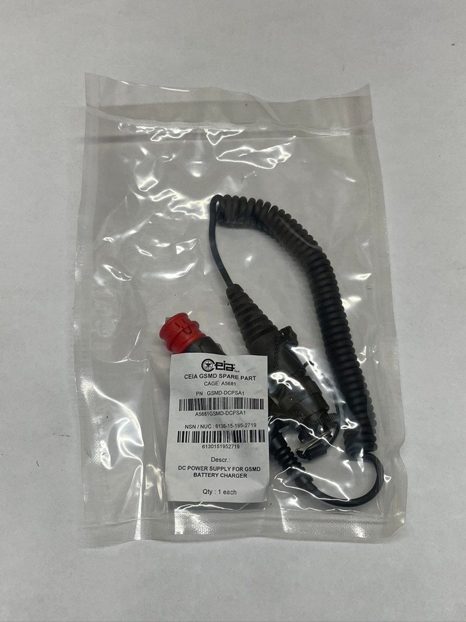 DC Power Supply for GSMD Battery Charger GSMD-DCPSA1 Ceia Metal Detector