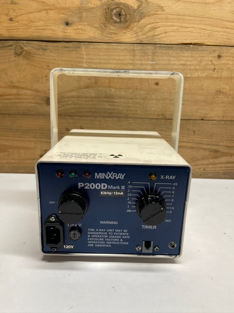 MinXray P200D Mark III Portable Dental X-Ray Unit Used