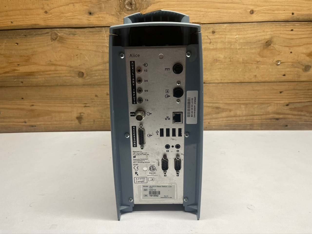 Alice 6 LDx Base Station Diagnostic Sleep System 1068726 Philips Respironics