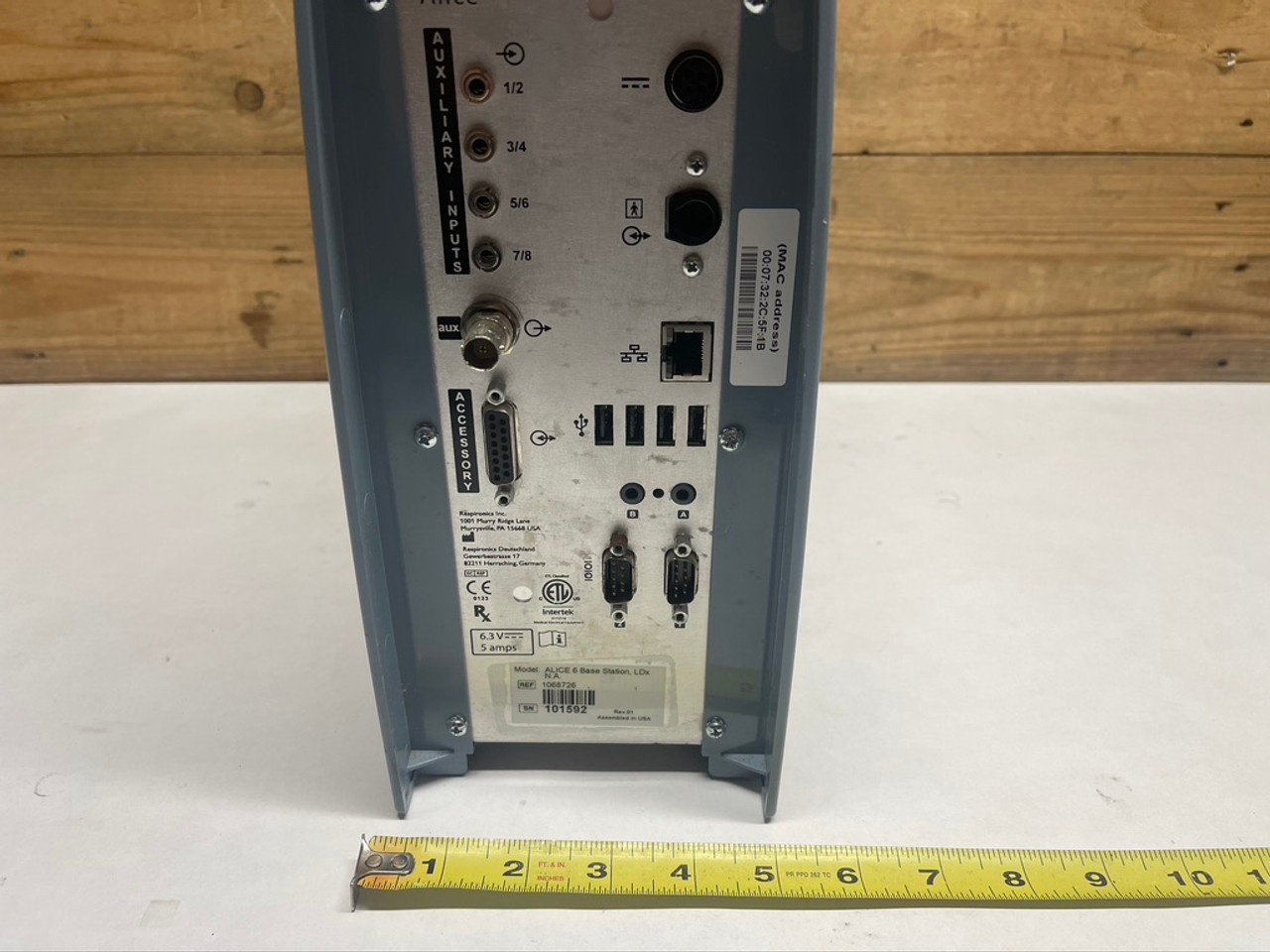 Alice 6 LDx Base Station Diagnostic Sleep System 1068726 Philips Respironics