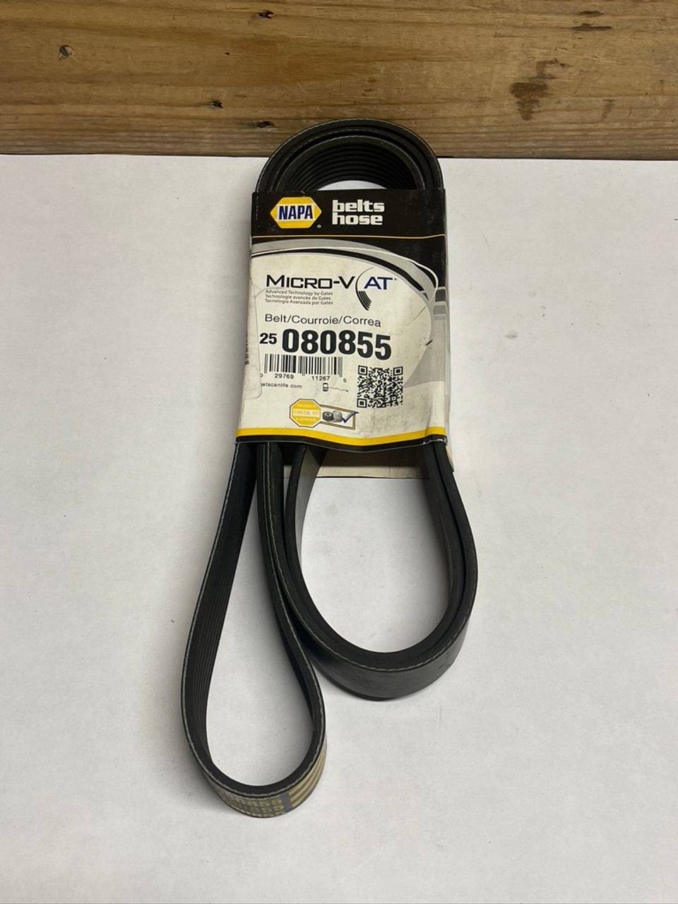 Micro-V Serpentine Belt 25-080855 Napa