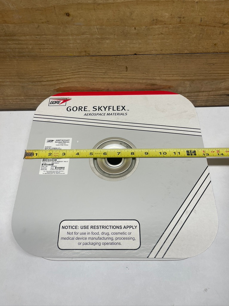 Skyflex Sealant Tape 110 Series GSC2195303011 Gore Adhesive Tape Sealing