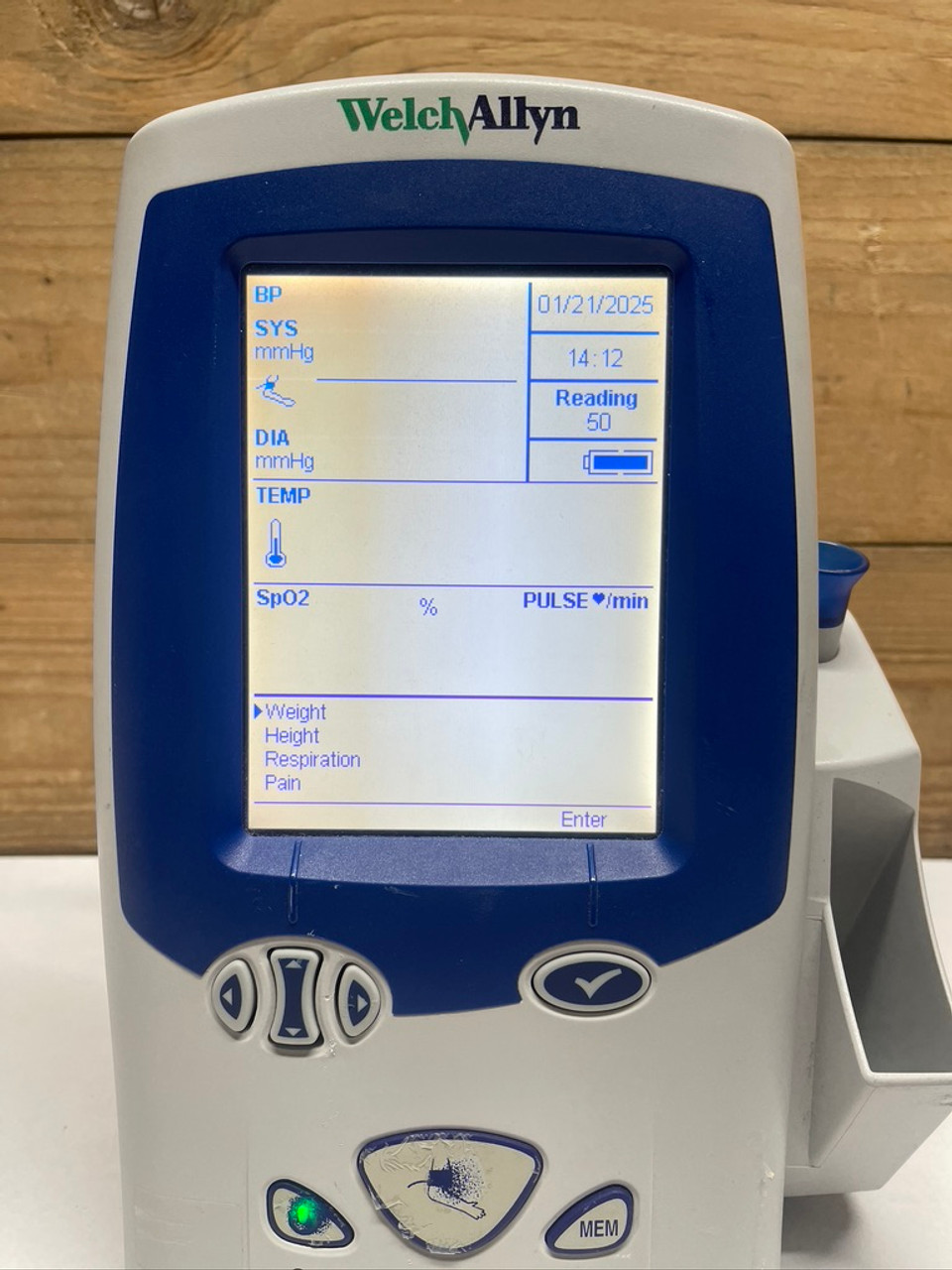 Spot Vital Signs LXi Monitor 45NTO Welch Allyn Med