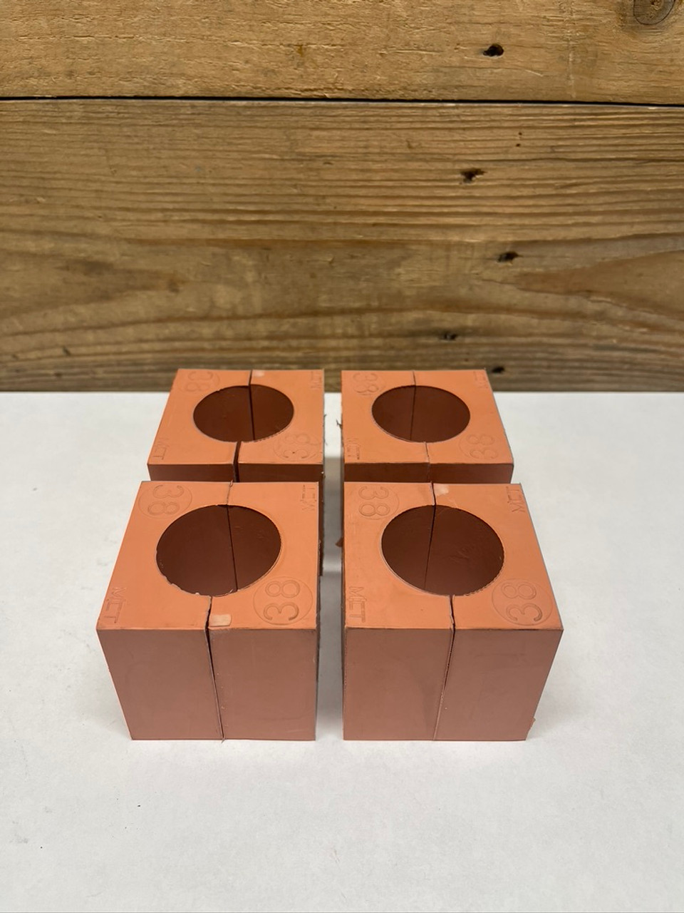MCT BRATTBERG INSERT BLOCK 60/38 LYCRON, CABLE DIM 1.40-1.55 (8PC LOT) = 4 PAIR