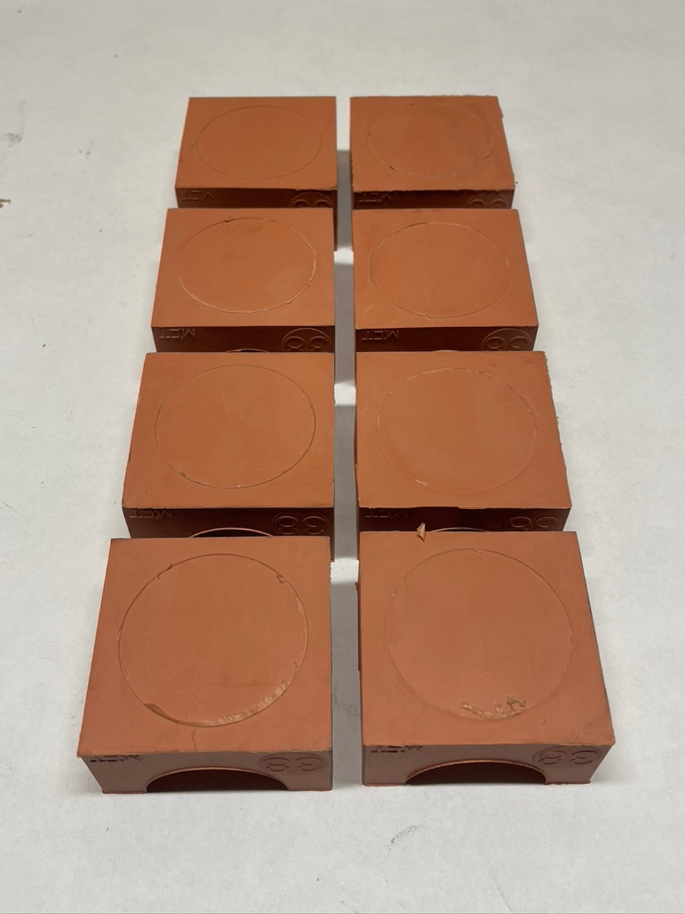 MCT BRATTBERG INSERT BLOCK 60/38 LYCRON, CABLE DIM 1.40-1.55 (8PC LOT) = 4 PAIR