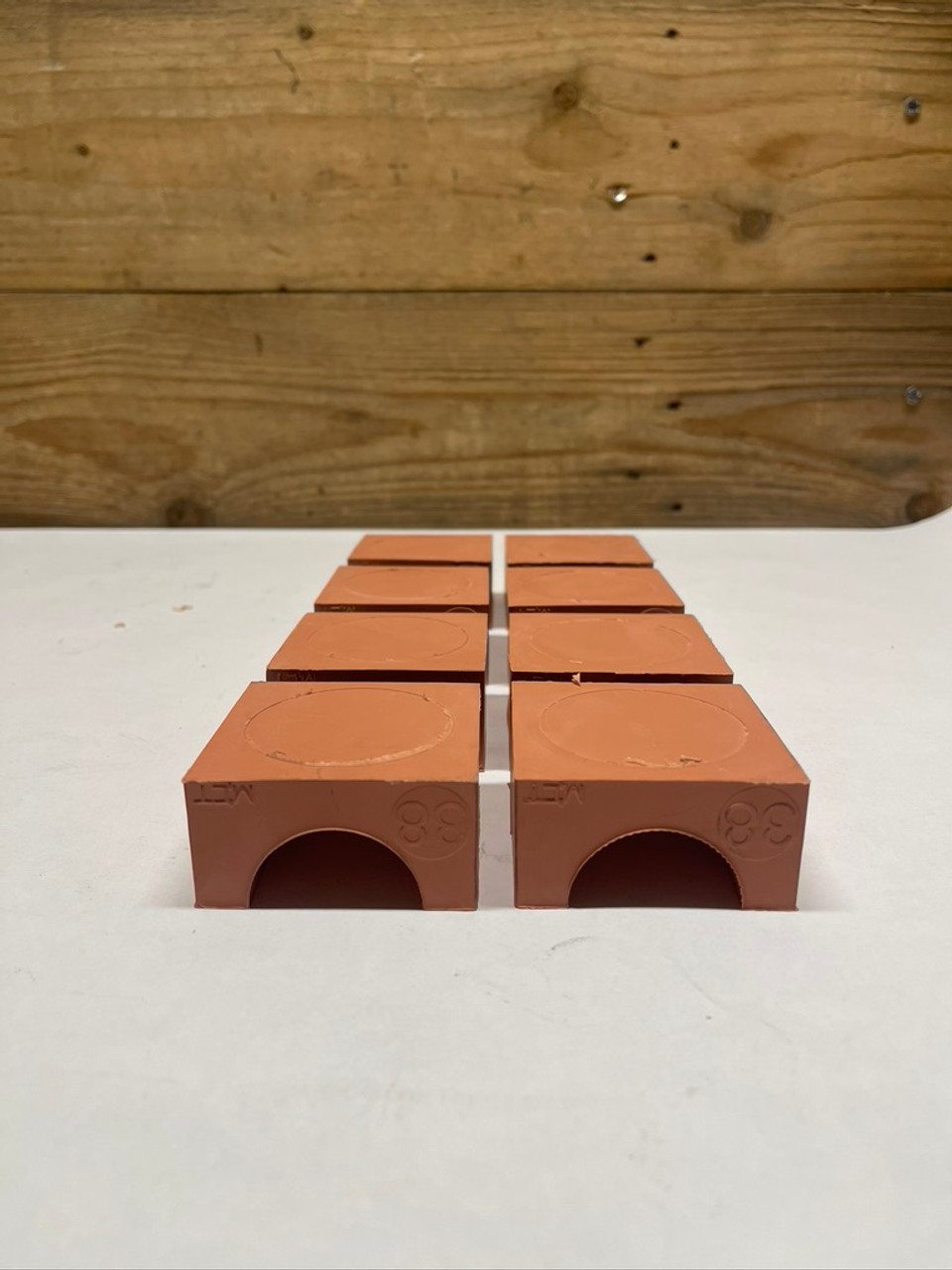 MCT BRATTBERG INSERT BLOCK 60/38 LYCRON, CABLE DIM 1.40-1.55 (8PC LOT) = 4 PAIR