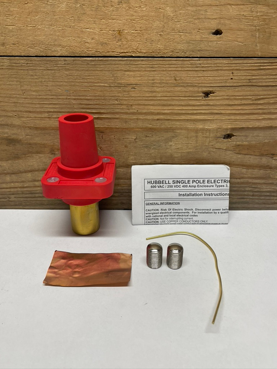 Hubbell HBLFRR Single Pole Female Panel Mount Receptacle Camlok