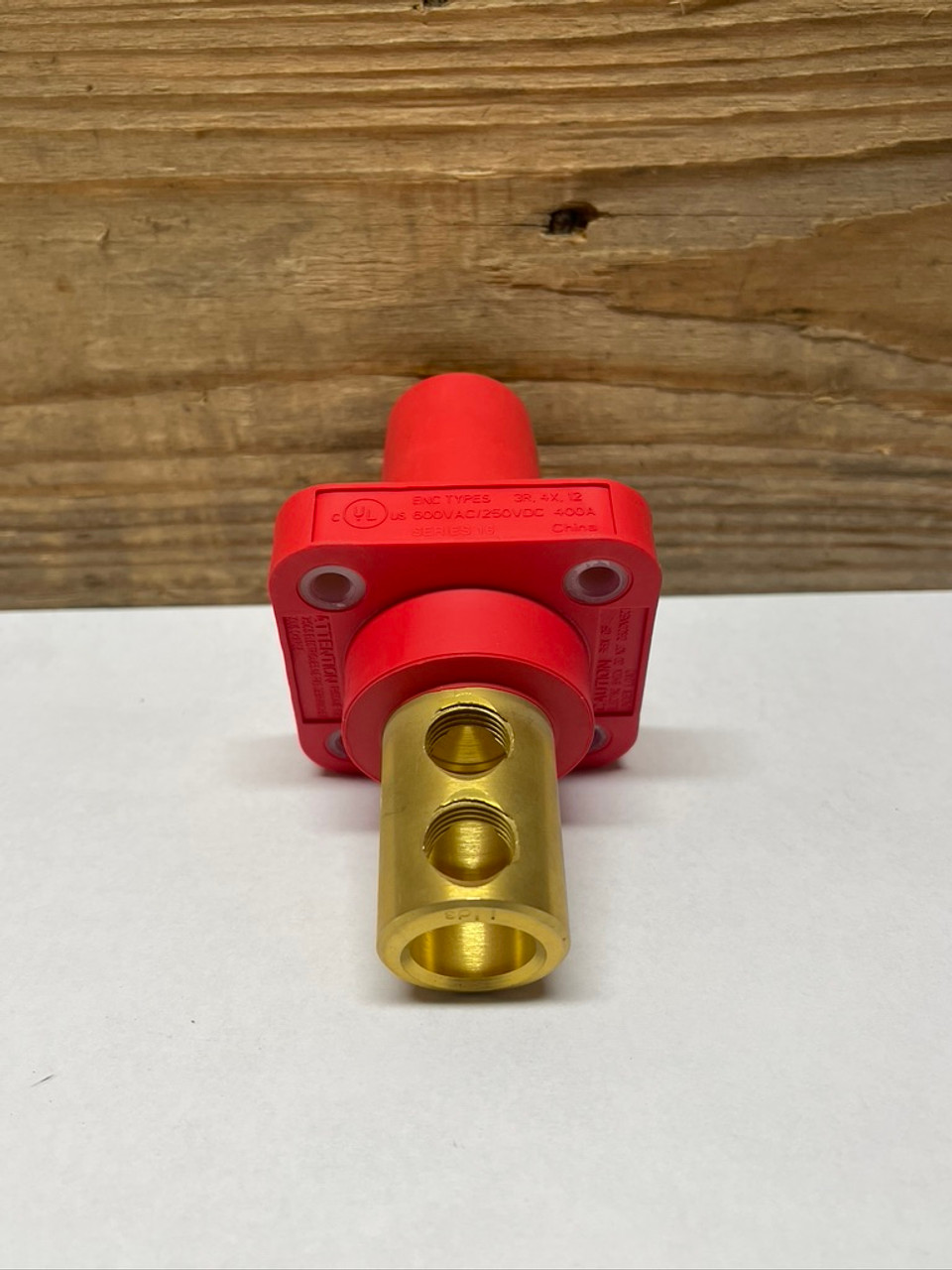 Hubbell HBLFRR Single Pole Female Panel Mount Receptacle Camlok