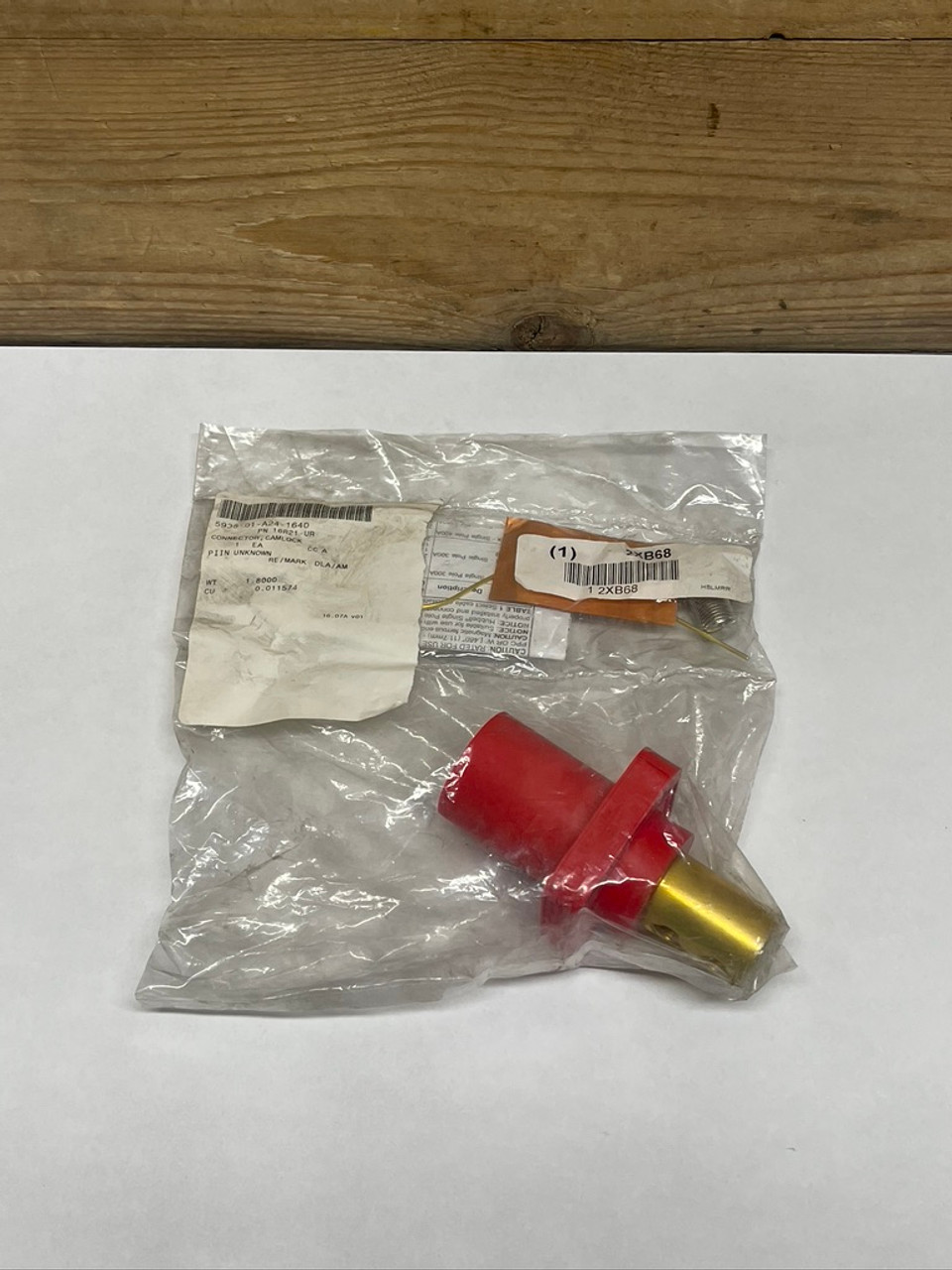 Single Pole Male Receptacle HBLMRR/16R21-U Hubbell Series 16 CAMLOCK