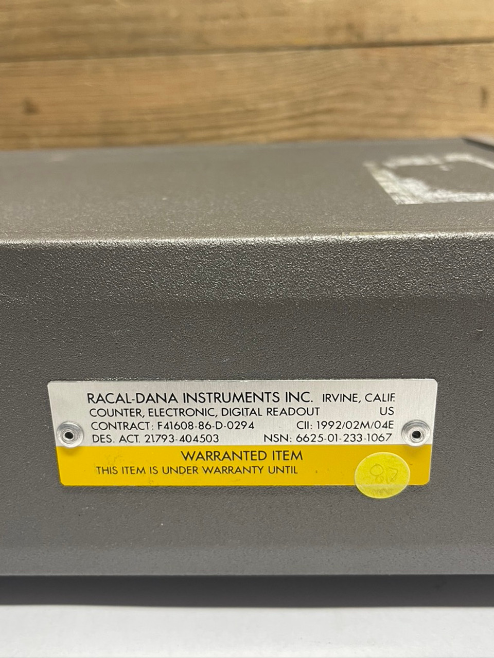 Digital Readout Electronic Counter 1992/02M-04E Racal-Dana (missing buttons)