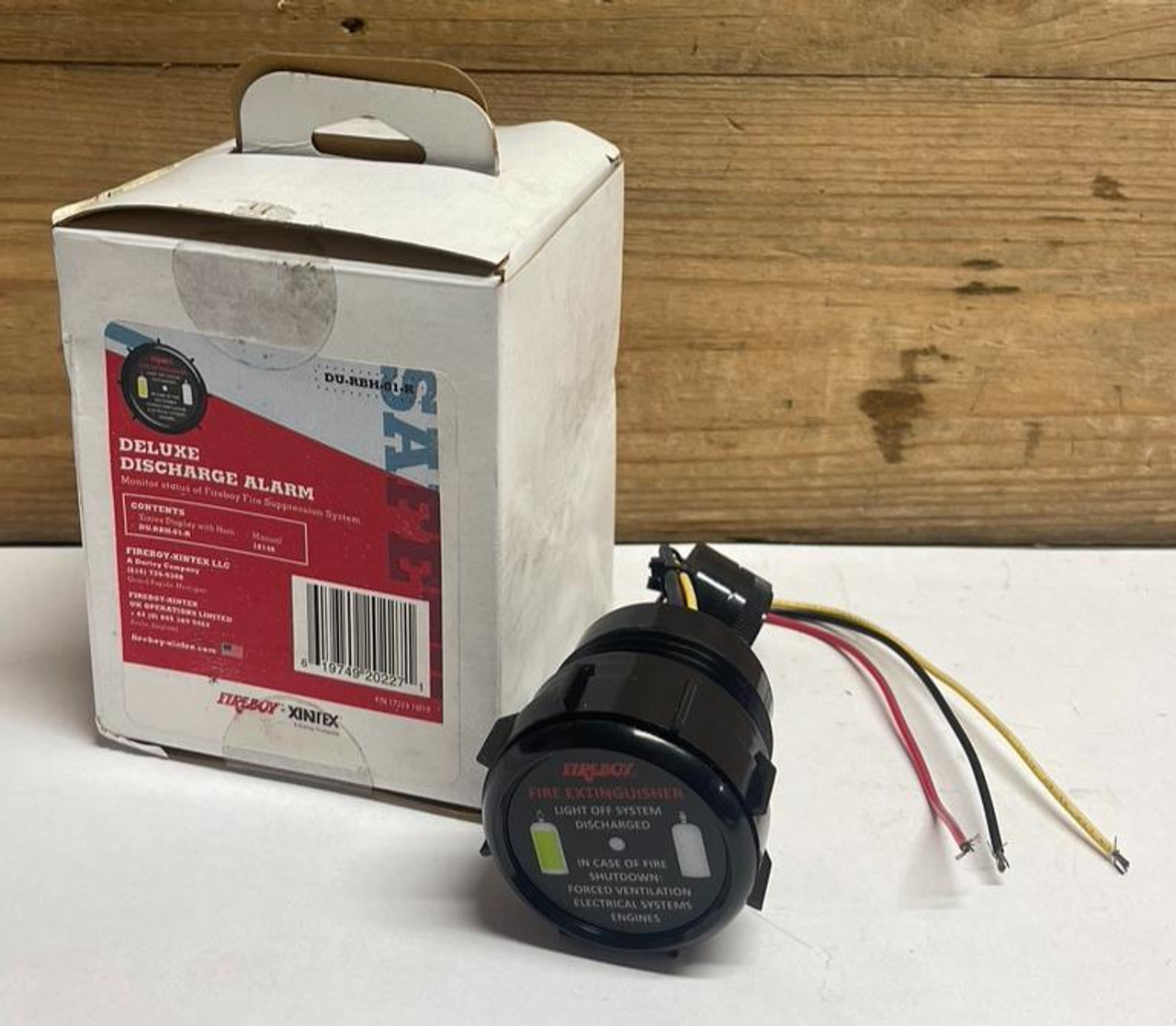 Deluxe Discharge Alarm DU-RBH-01-R Fireboy-Xintex