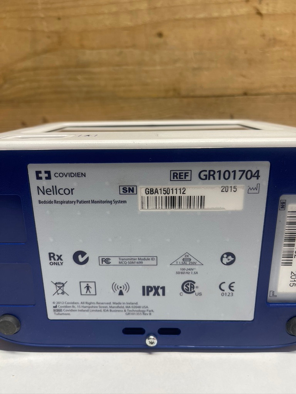 Respiratory Patient Monitoring System GR101704 Covidien Nellcor