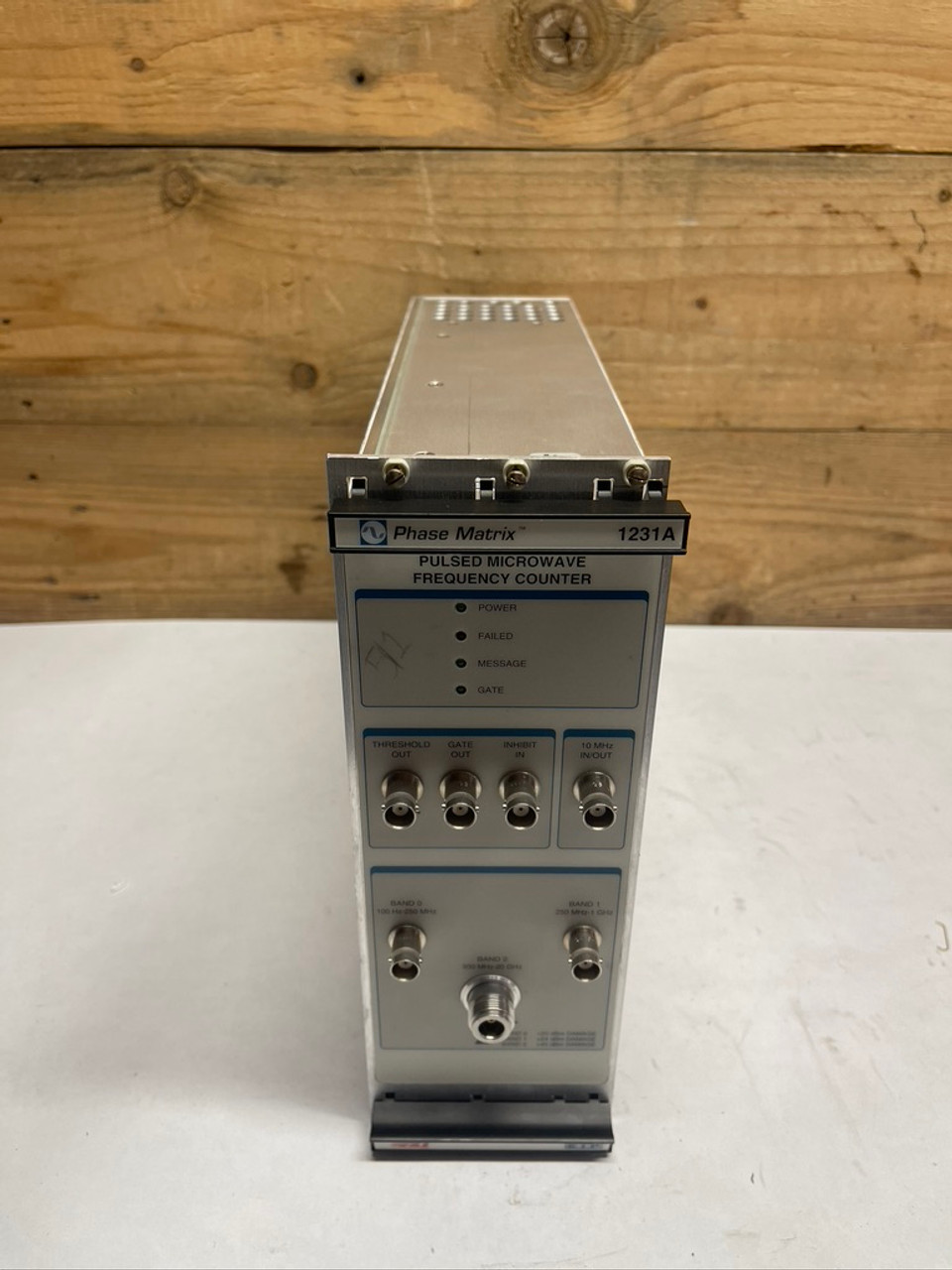 Pulsed Microwave Frequency Counter 1231A Phase Matrix