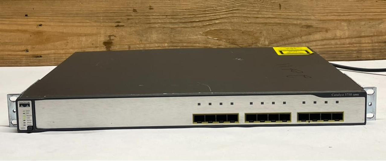 Catalyst 3750 Series Ethernet Switch WS-C3750G-12S-S Cisco Enhanced