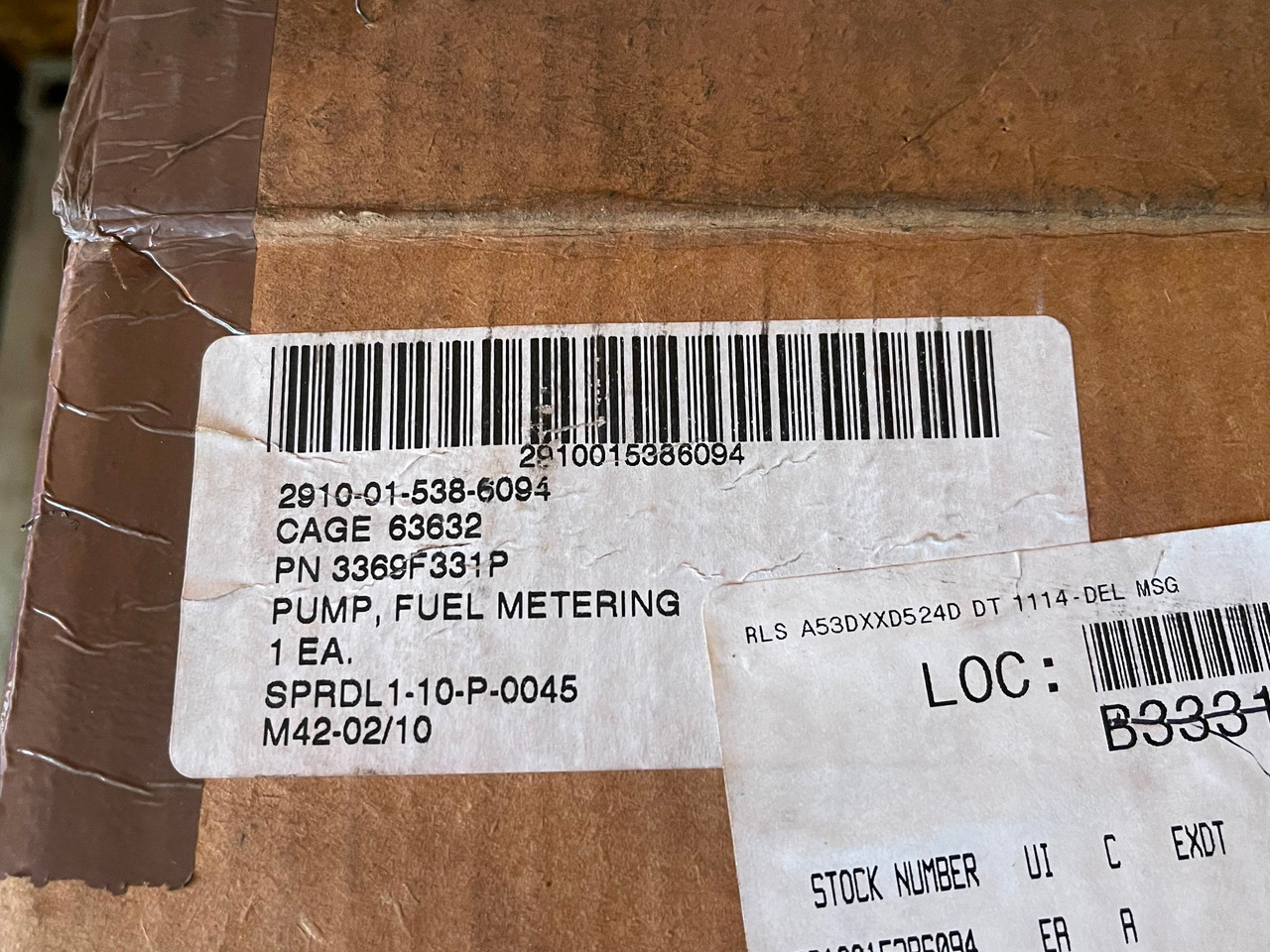 Fuel Injection Pump 3369F331W Cummins