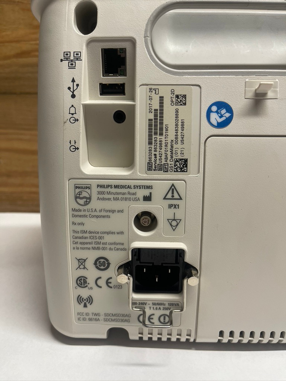 SureSigns VS4 Vital Signs Monitor 863283 Philips SN: US42749881