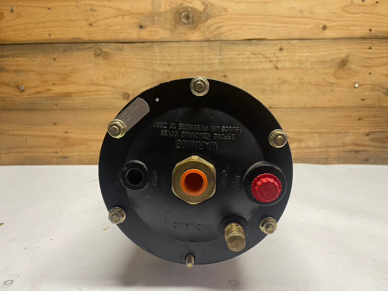 Brake Air Drier and Cooler Pipeline Aftercooler Haldex N50023B Midland Tornado