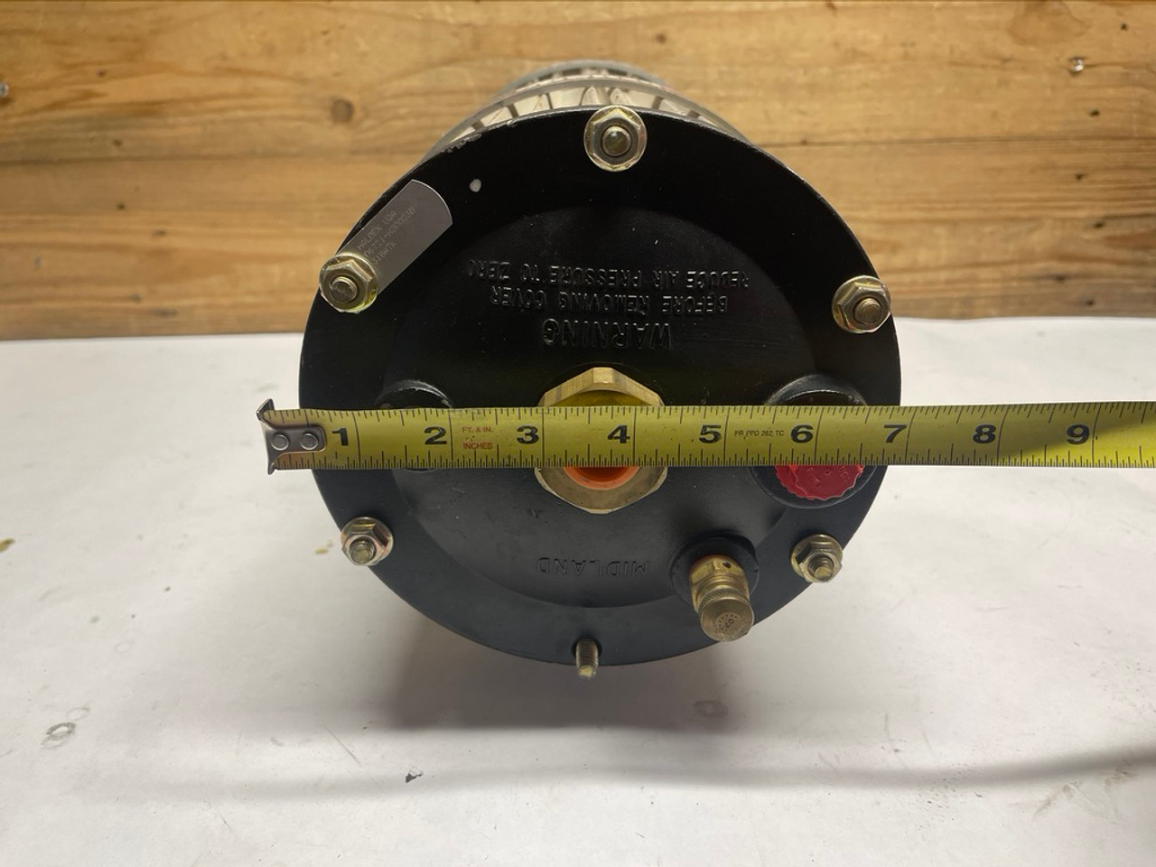 Brake Air Drier and Cooler Pipeline Aftercooler Haldex N50023B Midland Tornado
