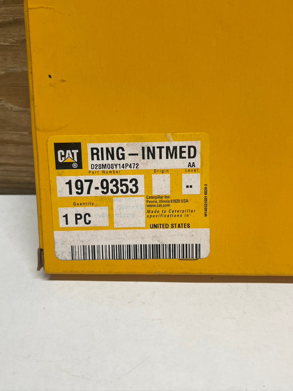 CAT 101.5mm Inner Diameter Intermediate Piston Ring 197-9353 Caterpillar
