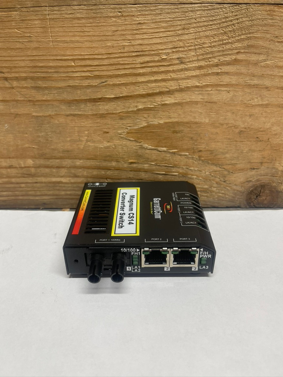 GarrettCom Magnum CS14 Fiber 100mbps Converter Switch