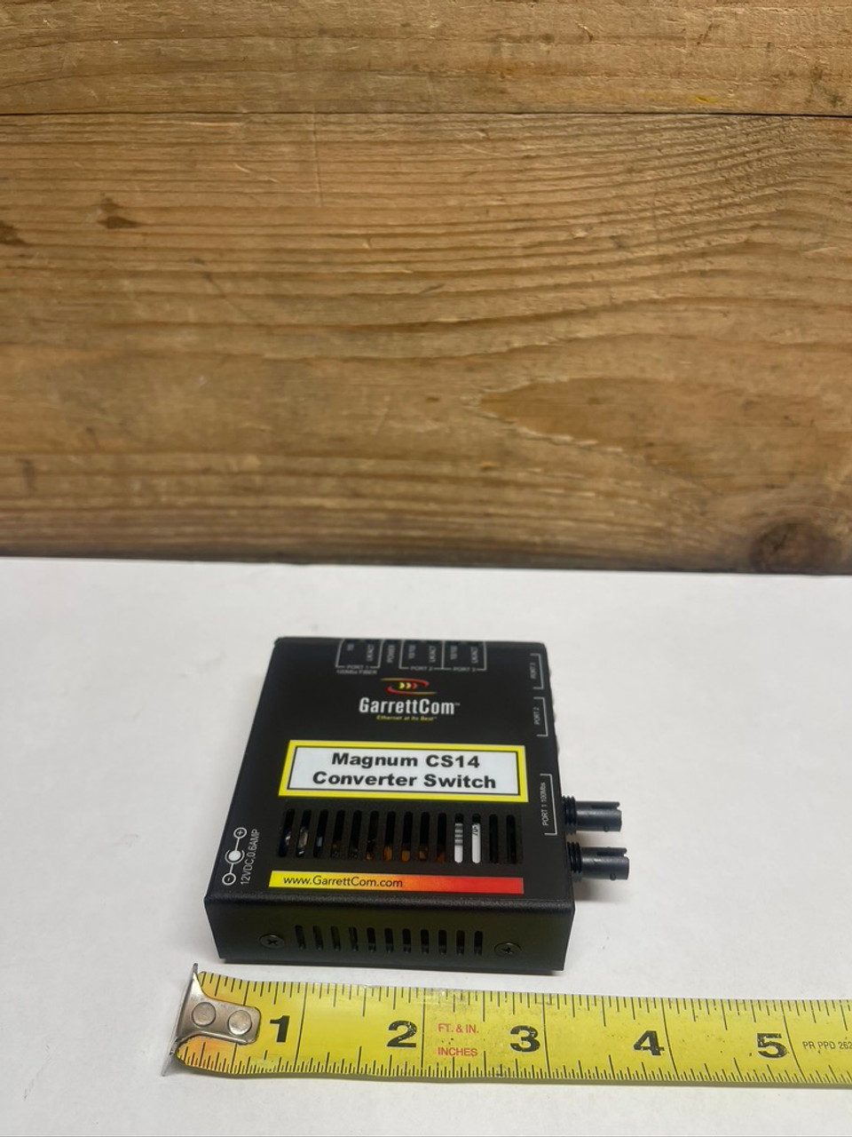GarrettCom Magnum CS14 Fiber 100mbps Converter Switch