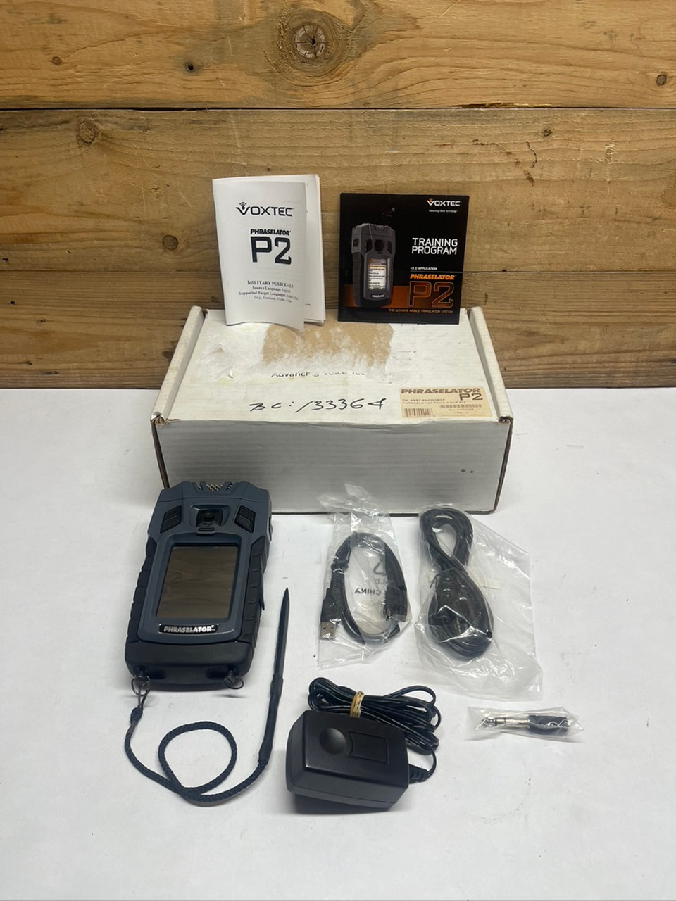 Voxtec Phraselator P2mX-2 Portable Voice Computer Languages Translator