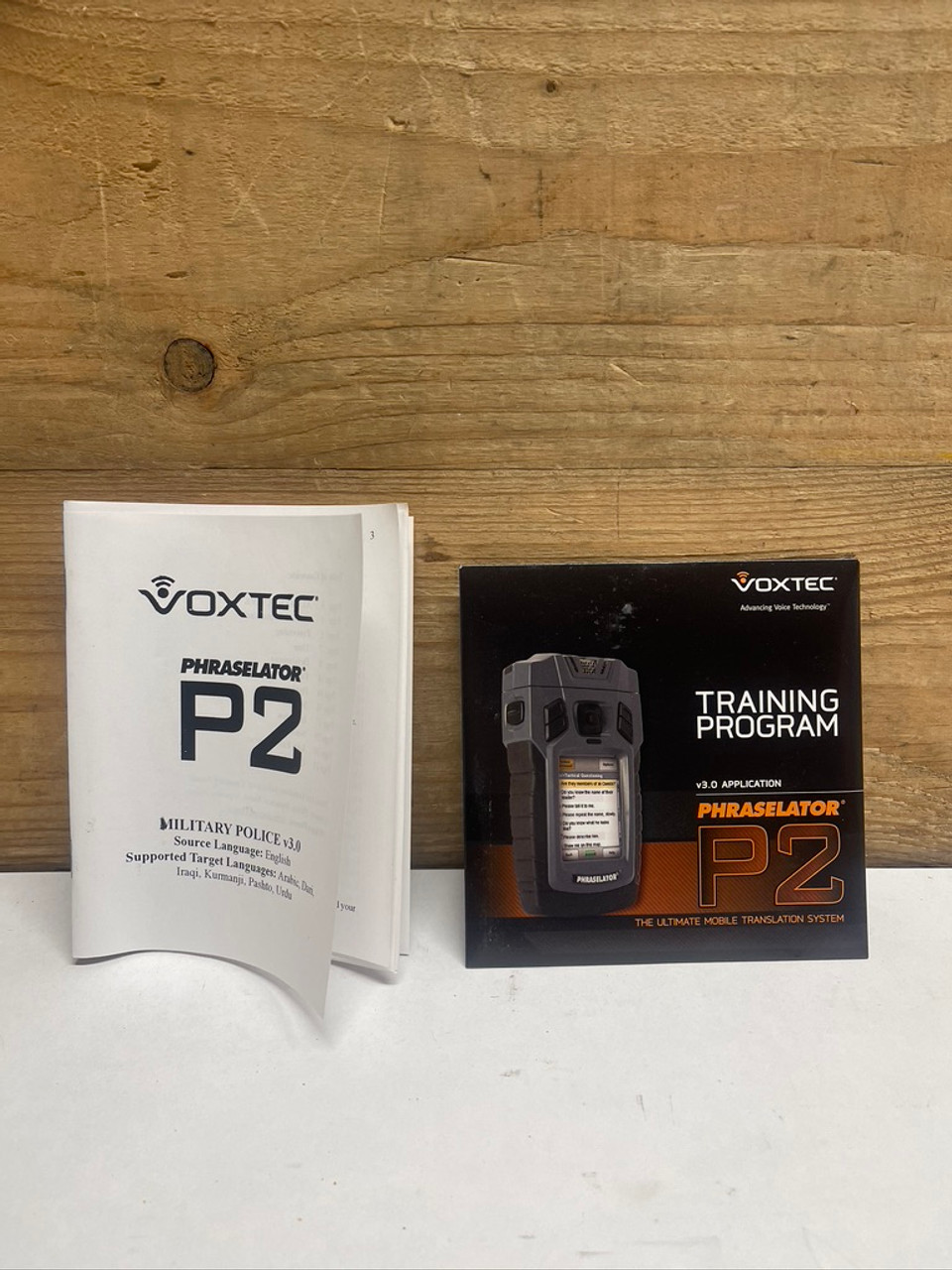 Voxtec Phraselator P2mX-2 Portable Voice Computer Languages Translator