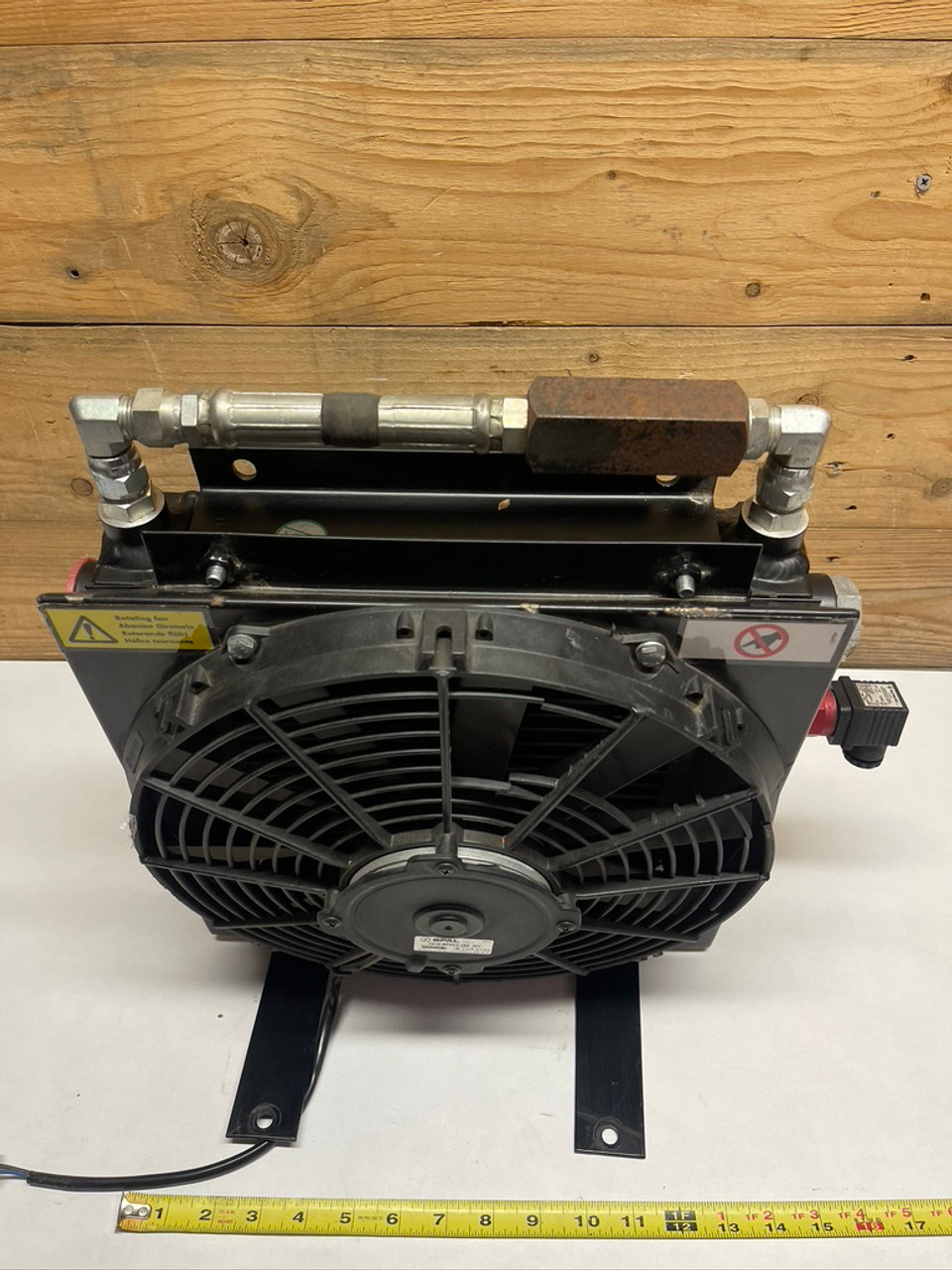 Parker Hannifin ULDC-007-B-160SB Air Oil Cooler with DC Motor 24 VDC