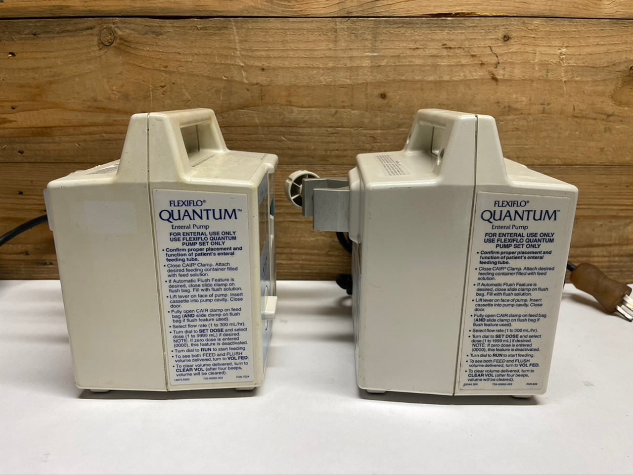 Ross Quantum FlexiFlo Enteral Feeding Pump Lot of 2 Ross Quantum FlexiFlo Enteral Feeding Pump Lot of 2