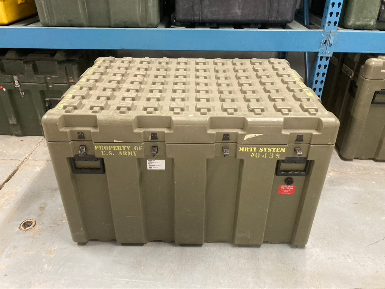 Military Transport Storage Case US Green 8410725-1 Military Transport Storage Case US Green 8410725-1