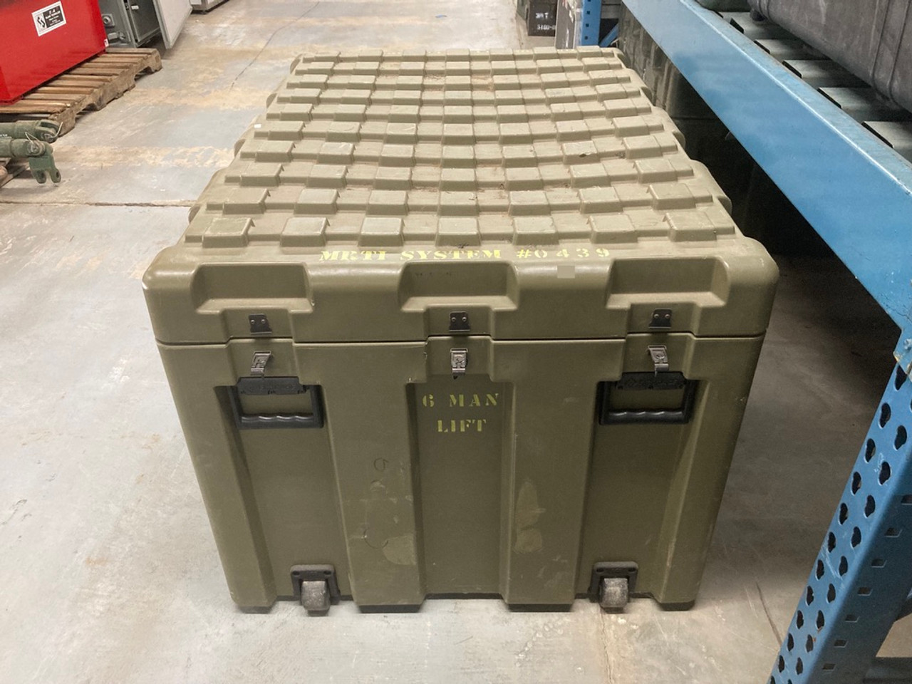 Military Transport Storage Case US Green 8410725-1 Military Transport Storage Case US Green 8410725-1
