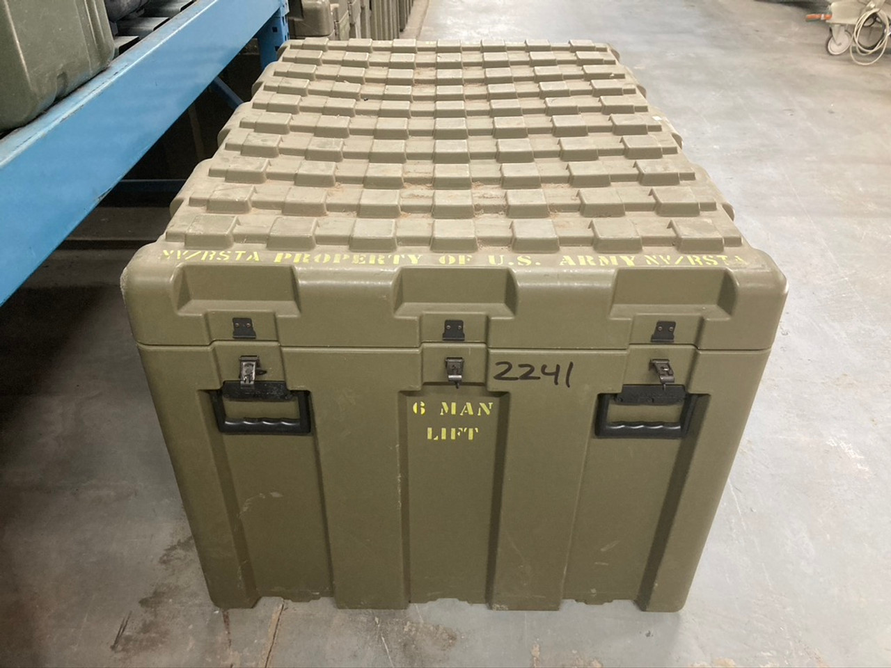Military Transport Storage Case US Green 8410725-1 Military Transport Storage Case US Green 8410725-1