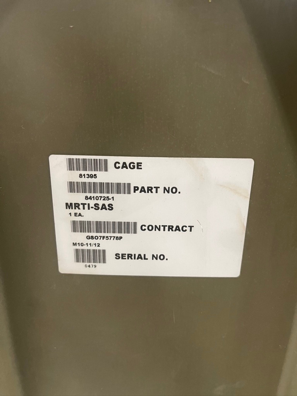 Military Transport Storage Case US Green 8410725-1 Military Transport Storage Case US Green 8410725-1