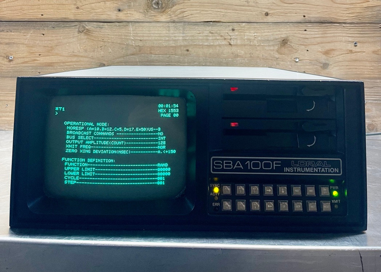 Loral instrumentation SBA100F Digital Data Analyzer