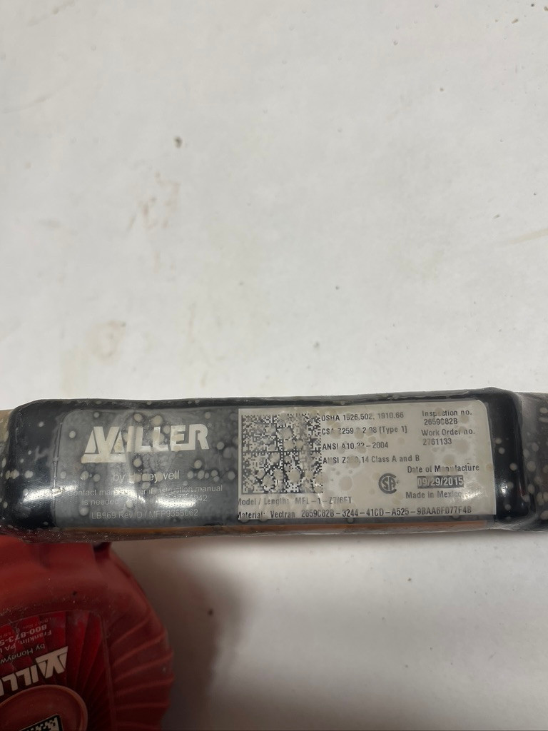 Honeywell Miller TurboLite MFL-1-Z7/6FT Personal Fall Limiter