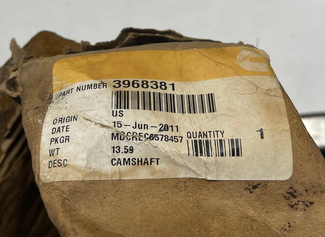 Genuine Cummins Camshaft 3968381 OEM B Series Small Block 24 Valve