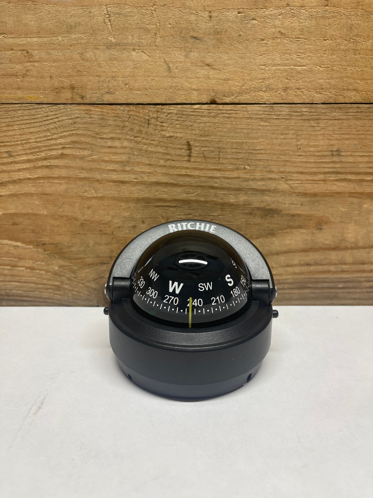 Ritchie S-53 Explorer Surface Mount Marine Compass Black
