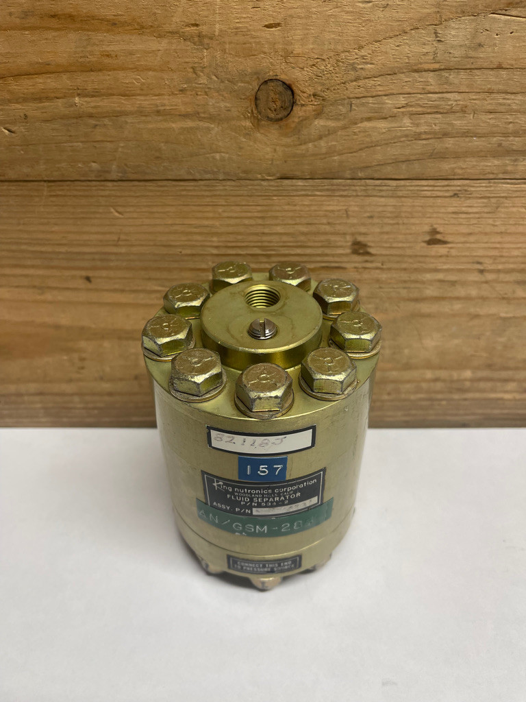 King Nutronics 534-2 Fluid Separator Filter AN/GSM-28 Military Aerospace