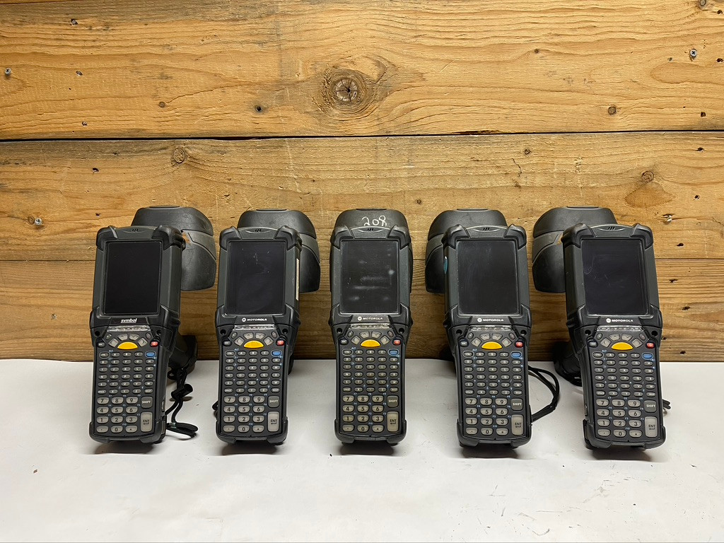 Lot of 5 Motorola Zebra MC919Z-G50SWEQZ1WR UHF RFID 2D DPM Readers