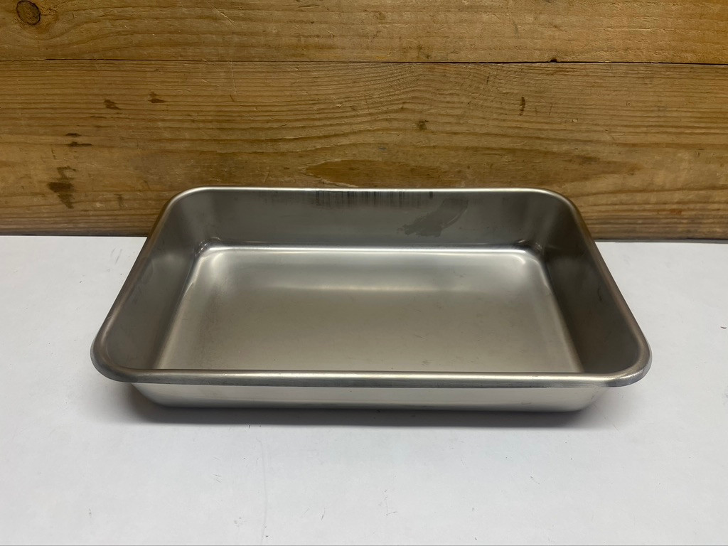 Vollrath Stainless Steel Sterilization Tray 12" x 7.5" x 2" Medical Instrument Tray