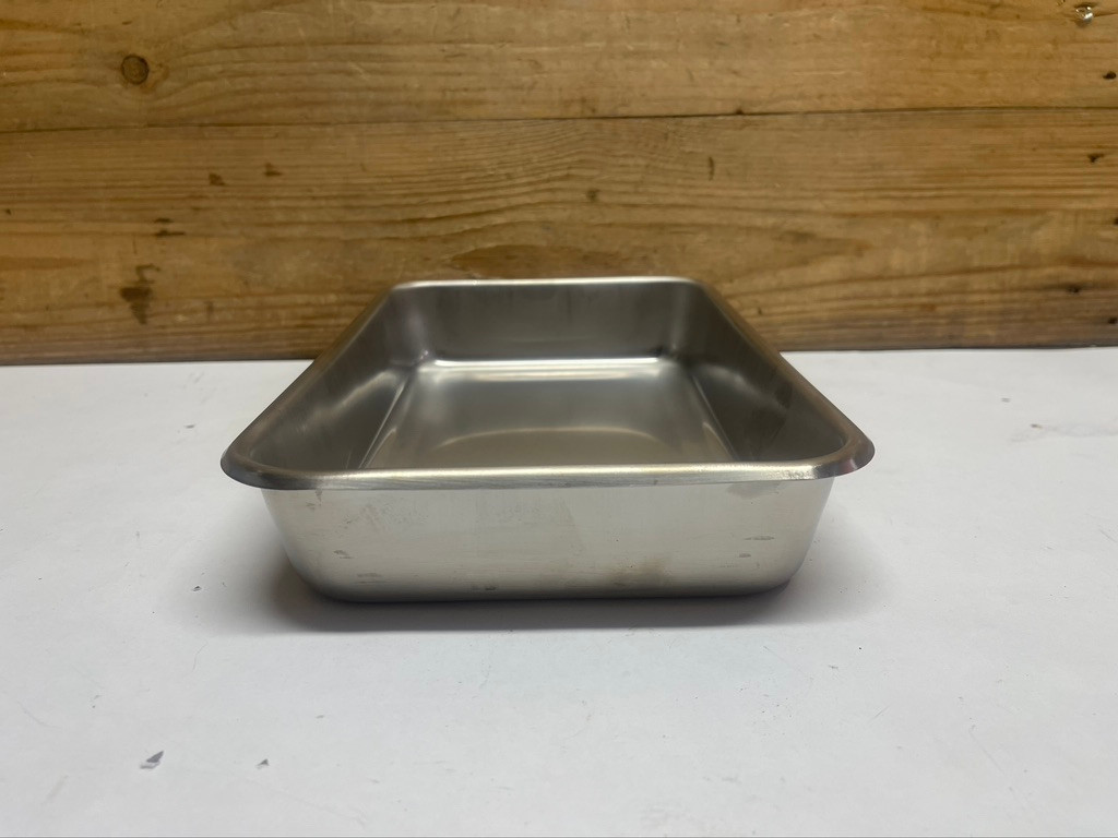 Vollrath Stainless Steel Sterilization Tray 12" x 7.5" x 2" Medical Instrument Tray