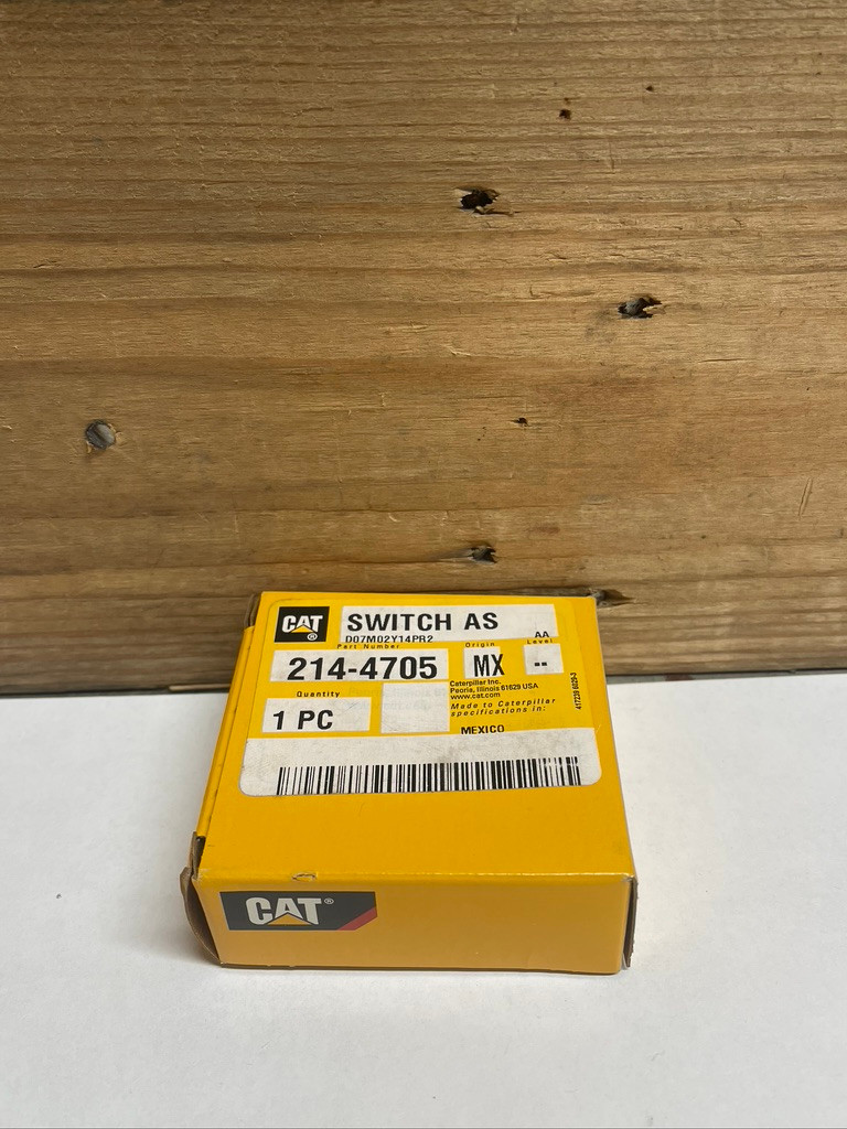 CAT Caterpillar 214-4705 12V Angle Broom Rocker Switch OEM