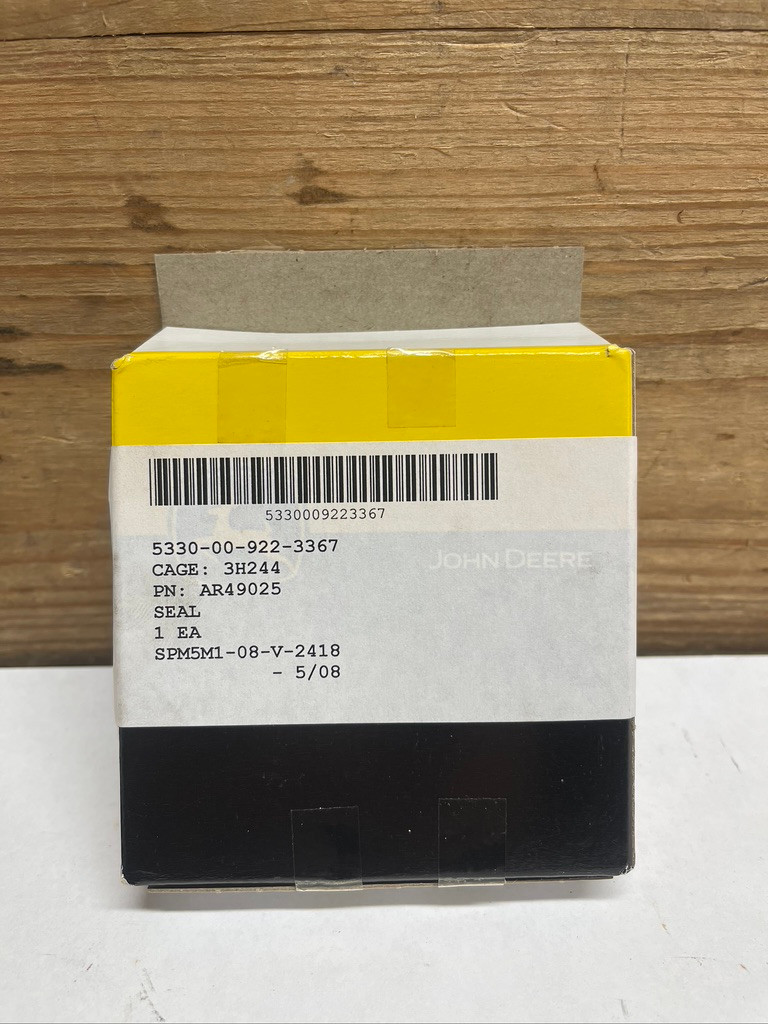 John Deere AR49025 Front Crankshaft Timing Cover Oil Seal Genuine OEM