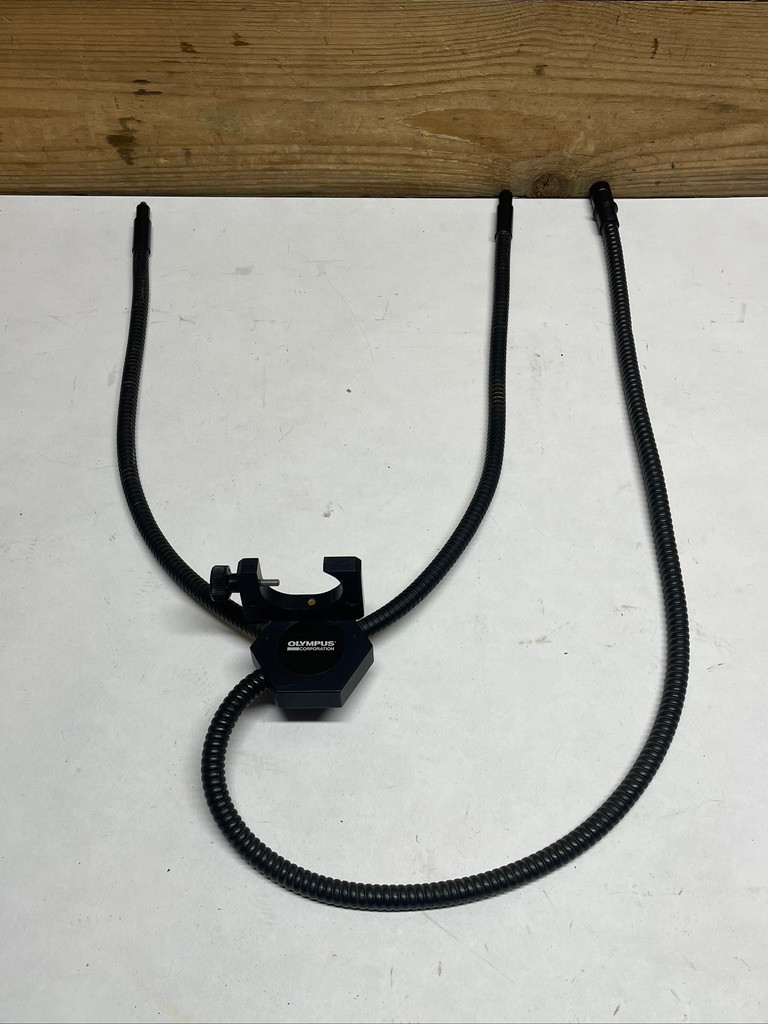 Olympus Fiber Optic Dual Branch Gooseneck Microscope Light Guide