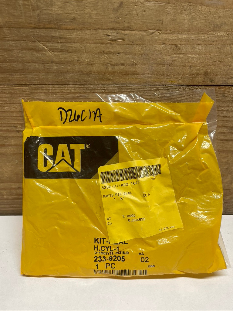 CAT Caterpillar 233-9205 Hydraulic Cylinder Seal Kit 4" Bore 2" Rod OEM