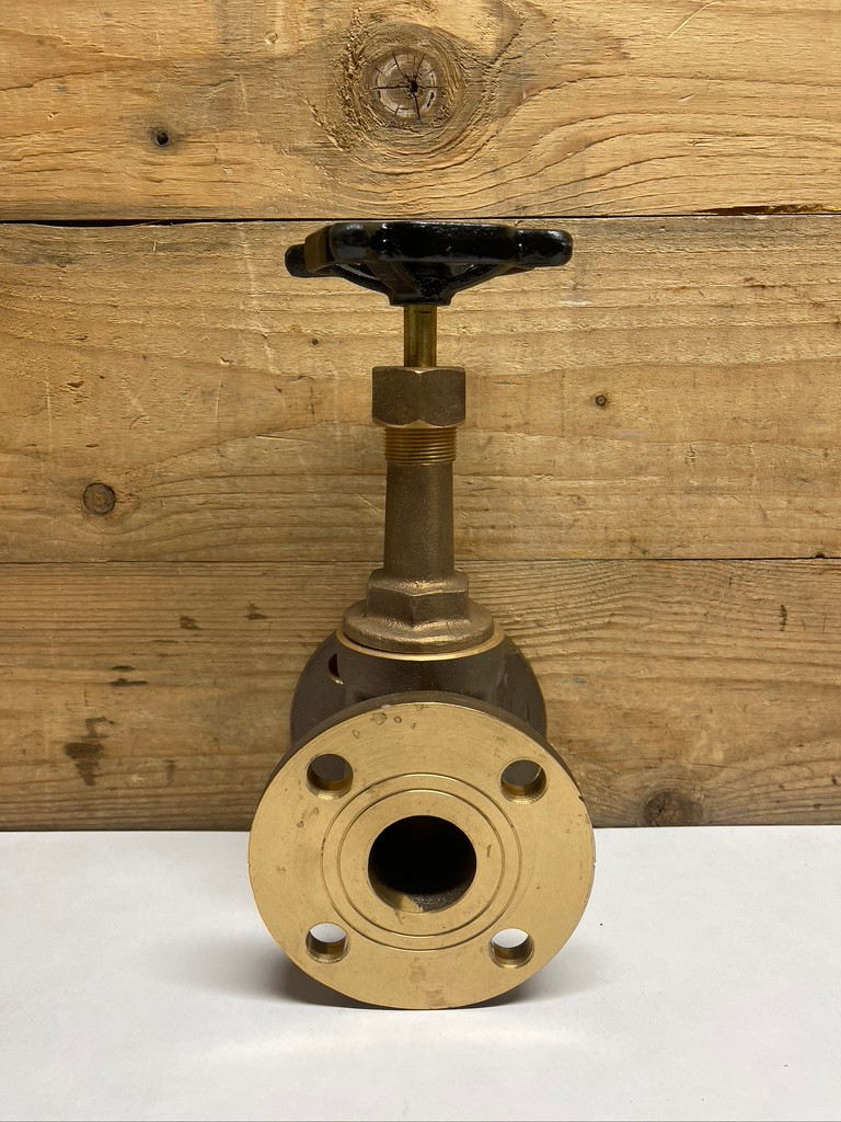 Lunkenheimer 2157 1-1/2" Bronze Flanged Gate Valve 150 SP 225 WOG NOS
