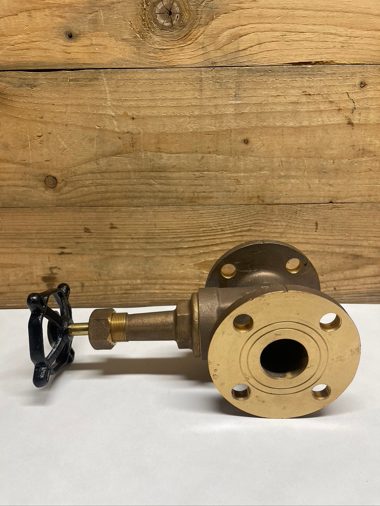 Lunkenheimer 2157 1-1/2" Bronze Flanged Gate Valve 150 SP 225 WOG NOS